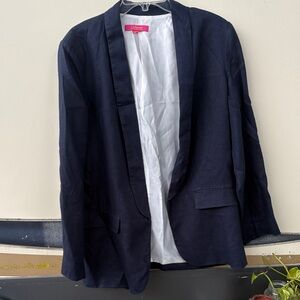 Catherine Malandrino Dark Blue Open Blazer